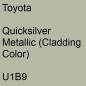 Preview: Toyota, Quicksilver Metallic (Cladding Color), U1B9.